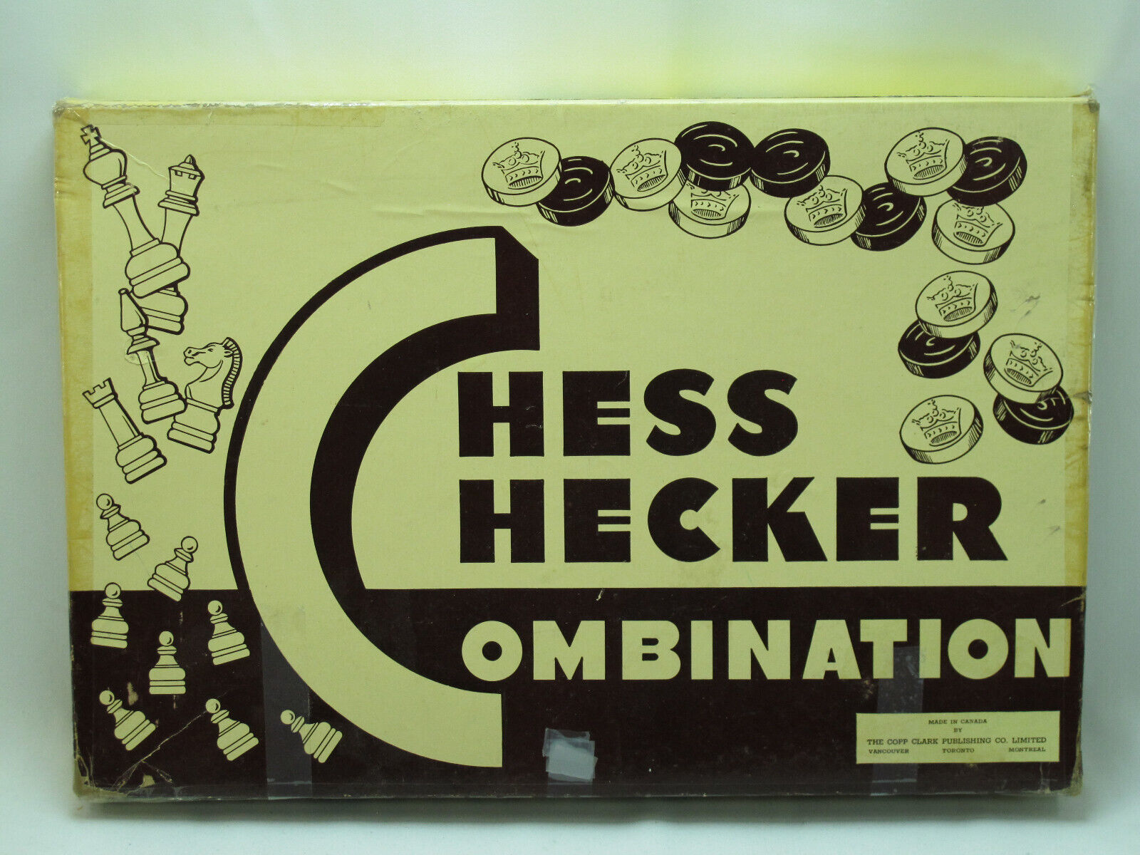 Chess Checker Combination 1960’s Copp Clark 100% Complete Excellent Condition - $20.92