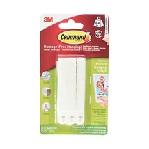 Command Narrow Picture Hanging Strips - White, Pack of 1  - $9.00