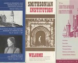 Lot of 7 Different Smithsonian Institution Brochures Washington DC  - $31.68