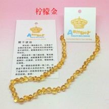 Yoowei Wholesale Natural  Necklace for Baby Adult 100% Real Irregular Baroque Am - £31.03 GBP