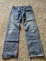 Levi&#39;s 505 Jeans Size W34 L34 Mens Straight Leg Reg Fit Medium Wash Blue... - $454.76 MXN