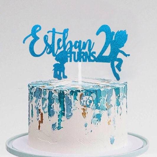 Paw Patrol ANY NAME Cake Topper || Birthday Cake Topper | Customize Cake... - $6.00
