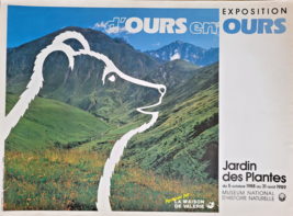 Bears En Bears - Original Exhibition Poster - Garden Des Plantes Paris - 1988... - £80.11 GBP