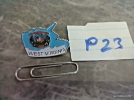 State pins West Virginia Metal Hat tac push on Pin pins - £11.03 GBP