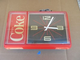 Vintage Enjoy Coke Hanging Wall Clock Sign Advertisement  K - $176.37