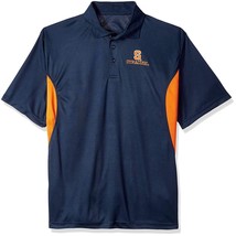 NCAA Syracuse Orange Mens Pieced Panel Polo Shirt, Size Medium - £18.34 GBP