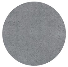 HomeRoots 349781 8 ft. Round Polyester Grey Area Rug - £445.38 GBP