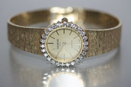 14K Yellow Gold 21mm Geneve Swiss Quartz Diamond Watch 1.30ct tw. (32.2 ... - £2,598.85 GBP