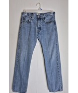 Vintage Levi&#39;s Original 501 Straight Leg Button Fly Jeans Men&#39;s Size 32x30 - $789.84 MXN