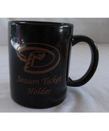Arizona Diamondbacks Season Ticket Holder Black Coffee Cup Mug - £7.76 GBP