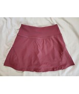 Purentire Rose Pink High-Waisted Women&#39;s Pleated Tennis/Golf Skort Size:... - $159.27 MXN