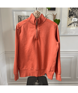 American Giant Burnt Orange 1/4 Zip Sweatshirt Made in USA Mens XL - $74.40 CAD