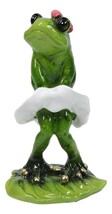 Sexy Lady Marilyn Green Frog with Pink Ribbon and White Cocktail Dress F... - $21.99
