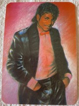 ⭕VTG card pocket calendar 1985 MICHAEL JACKSON Portugal group music singer - $6.08 CAD