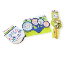 Peanuts Snoopy 3 Piece Kitchen Set Collapsible 4 Pc Measuring Cups Spatula Mitt - £21.91 GBP