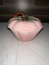 California Pottery Belmar Pink Strawberry Lidded Bowl Replacement Dip Bowl - $21.49