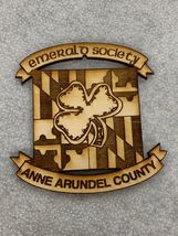 Anne Arundel County, MD Emerald Society Wood Crest Maryland - $11.88