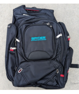 Leed’s Checkmate Laptop Travel Work Bag Black Backpack Promo Spyder - £35.13 GBP