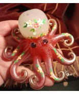 Pretty in Pink OCTOPUS Mixed Media Desk Buddy Coffee Table Unique Handma... - $14.87 CAD