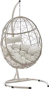 Crosley Furniture KO70230LB Cleo Indoor/Outdoor Wicker Hanging Egg Chair... - $713.99