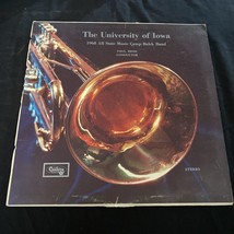 University of IOWA 1968 All State Music Camp Black Band LP - £31.68 GBP