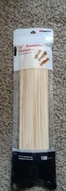 Culinary Elements Bamboo Skewers for Fruit BBQ Shrimp Vegetables 12&#39;&#39; 100 pieces - £3.10 GBP