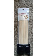 Culinary Elements Bamboo Skewers for Fruit BBQ Shrimp Vegetables 12&#39;&#39; 10... - $5.42 CAD