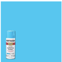 Rust-Oleum Stops Rust Spray Paint, 12-Ounce, Gloss Maui Blue, #269292 - $10.79