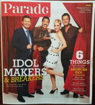 Parade Magazine: Ryan Seacrest, Lionel Ritchie, Katy Perry, Luke Bryan M... - £4.68 GBP