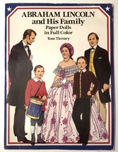 Abraham Lincoln and His Family paper dolls by Tom Tierney - £11.80 GBP