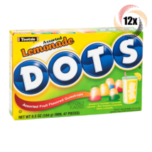 12x Pack | Dots Lemonade Assorted Fruit Gumdrops Candy Theater Box | 6.5oz - $32.68