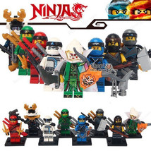 New 8Pcs/Set Ninjago Cartoon Samurai X Lloyd Jay Zane Kai Cole Harumi Minifigure - $45.97