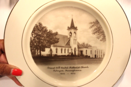 Vtg Collectible Plate PRESTON-HOPKINSON Co “Gravel Hill United Methodist Church” - £11.21 GBP