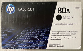 HP 80A Black Toner CF280A For HP LaserJet Pro 200 M401, 400 M425 Factory Sealed - $64.98
