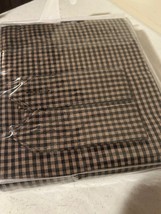 Gingham Black check Curtains with Tiebacks image 2
