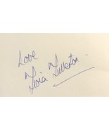 FIONA FULLERTON AUTOGRAPHED Hand SIGNED 3x5 INDEX CARD w/COA JAMES BOND 007 - £11.25 GBP