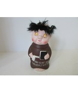 VTG RESIN COIN BANK FRIAR PRIEST THOU SHALT NOT STEAL 6.5&quot; - $182.83 MXN