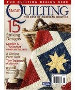 McCall&#39;s Quilting Magazine Fun Begins Here Metallic and Star Glorious Pa... - £5.45 GBP