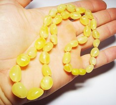 Adult Amber Necklace Natural Baltic Amber  beads Necklace - £115.45 GBP