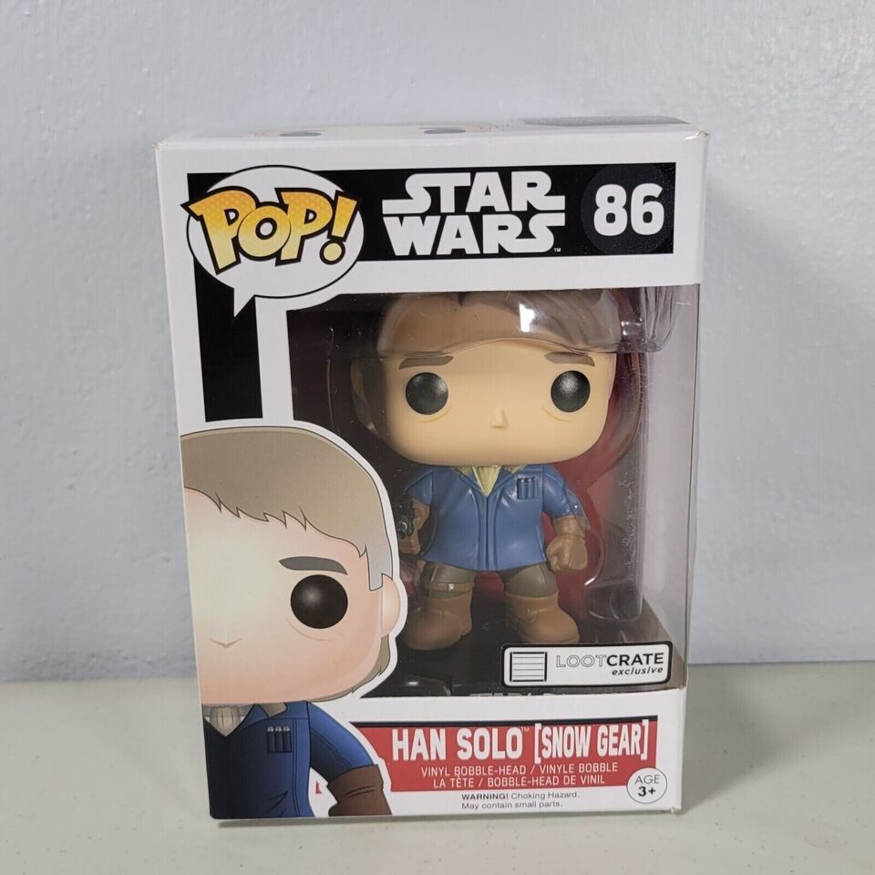 Primary image for Funko Pop Han Solo 86 Star Wars Snow Gear Loot Crate Exclusive Rare Retired NIB