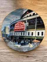 1993 Chicago Cubs Wrigley Field MLB 22kt Gold Rim Limited Edition Plate - £19.64 GBP