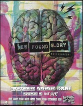 New Found Glory 2011 Radiosurgery album ad 8 x 11 Hot Topics advertiseme... - £3.32 GBP