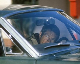 Bullitt Steve McQueen in his Mustang looking through windshield 8x10 inch photo - £7.66 GBP