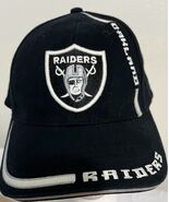 Oakland Raiders Vintage Game Day Hat Adjustable NFL Embroidered Black Si... - $40.44 CAD