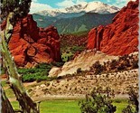 Pikes Peak and the Gateway to the Gods Pikes Peak Region CO Postcard PC8 - $4.99