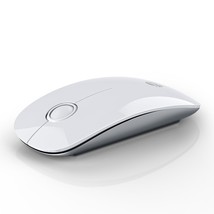 Bluetooth Wireless Mouse - (Bt5.1+Usb) Slim Dual Mode Computer Mice With Quiet C - £25.56 GBP