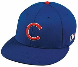Chicago Cubs MLB OC Sports Blue Flat Hat Cap Proflex Stretch Flex Fit Adult L/XL - £15.74 GBP