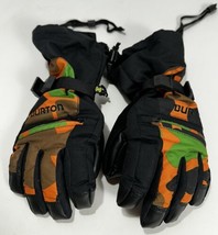 BURTON YOUTH XS Snowboard Ski Snow Mitten DRY RIDE Glove Kids Black Orange - £12.98 GBP