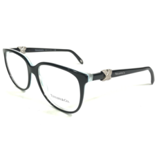 Tiffany &amp; Co. Eyeglasses Frames TF 2111-B 8193 Black Blue Cat Eye 54-16-140 - £130.93 GBP