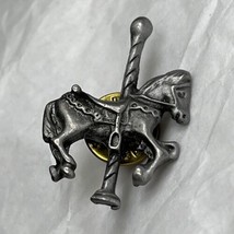 Carousel Horse Carnival Circus Animal Enamel Lapel Hat Pin Pinback - £4.59 GBP